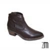 botin campero piel marron